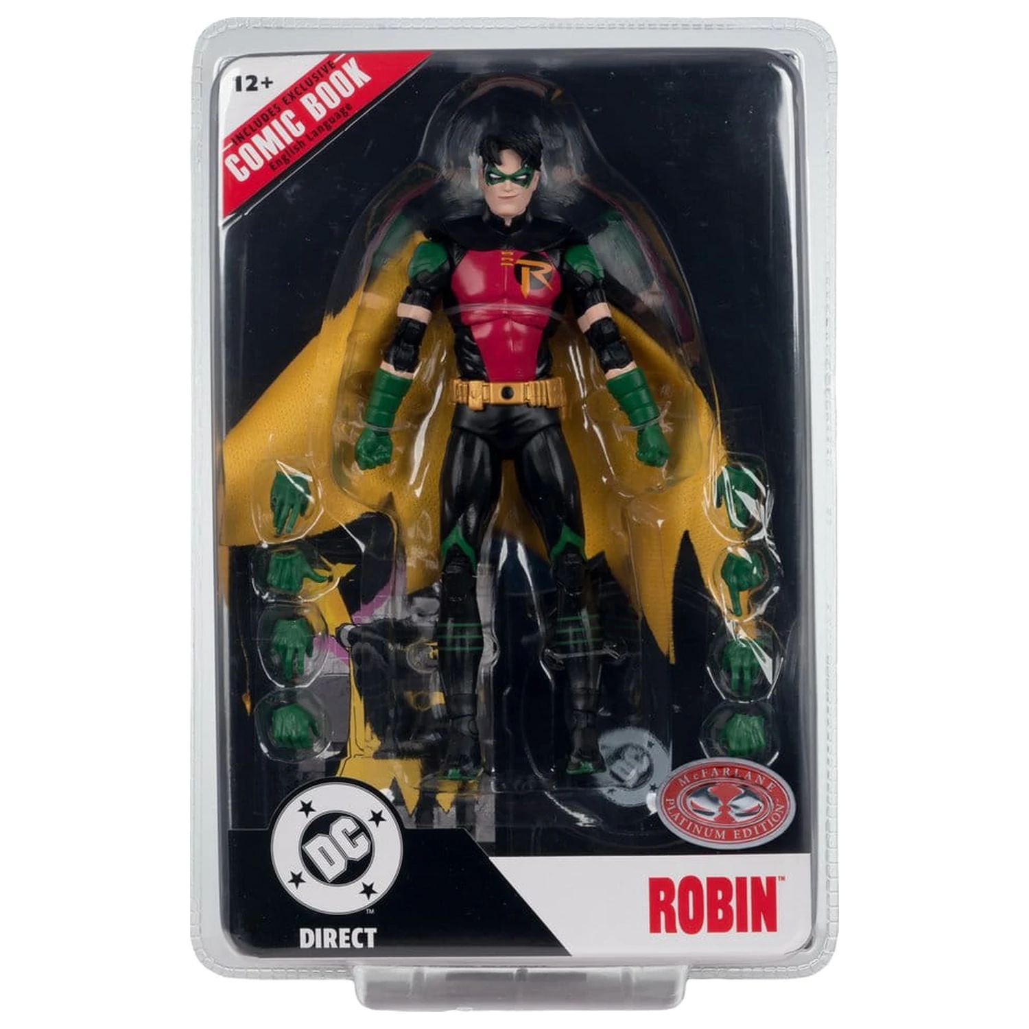 DC Direct Page Punchers Akční figurka Robin Tim Drake (Nightwing #81) (Red Platinum Edition) 18 cm fotografii produktu