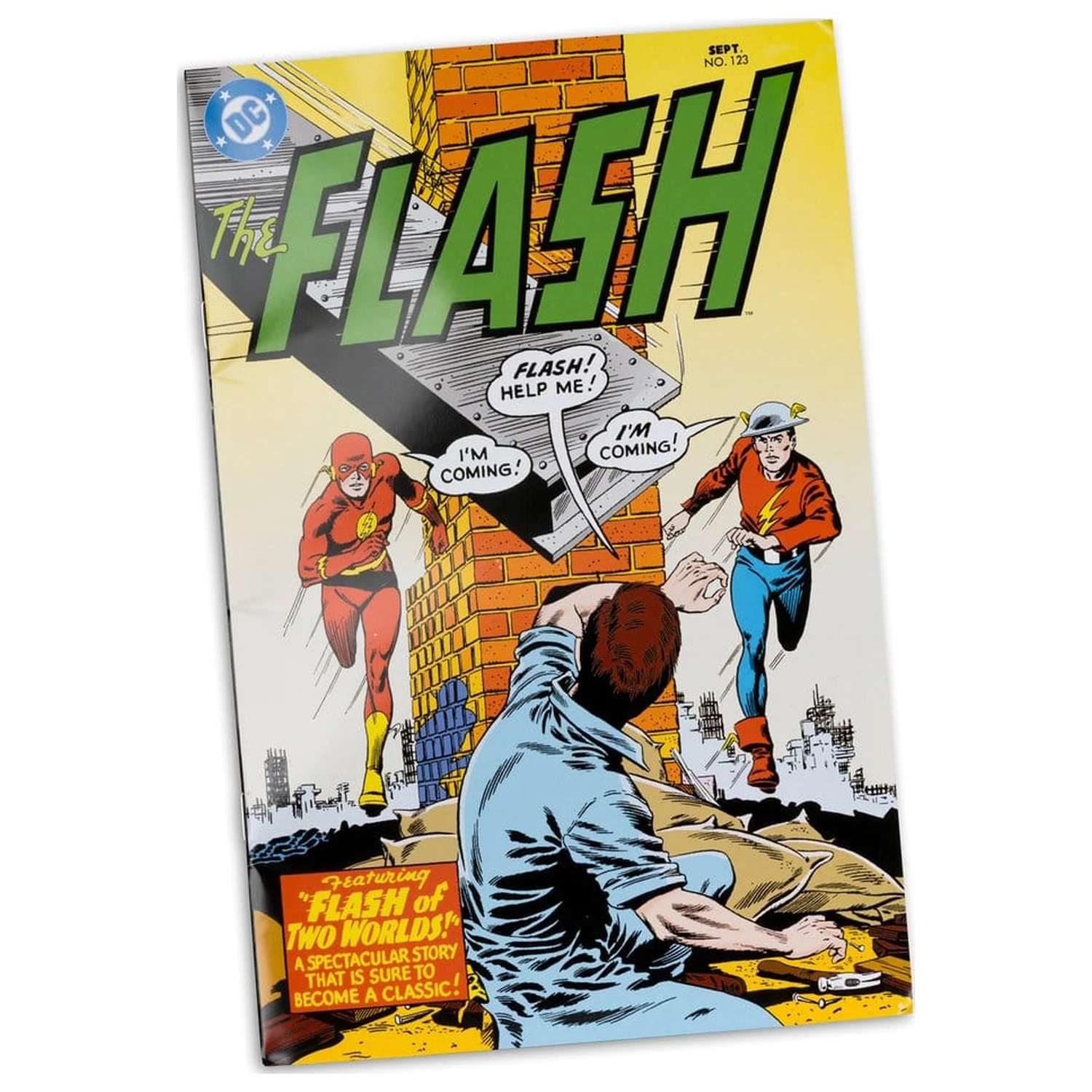 DC Direct Page Punchers akční figurka The Flash Jay Garrick (The Flash #123) (Red Platinum Edition) 18 cm fotografii produktu