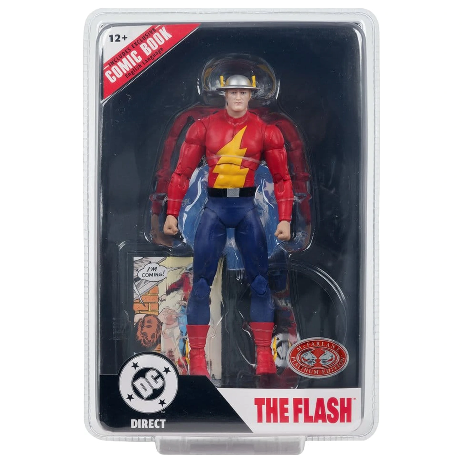 DC Direct Page Punchers akční figurka The Flash Jay Garrick (The Flash #123) (Red Platinum Edition) 18 cm fotografii produktu
