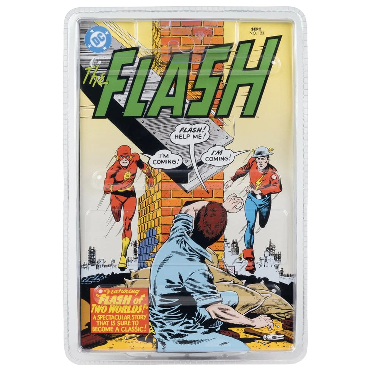 DC Direct Page Punchers akční figurka The Flash Jay Garrick (The Flash #123) (Red Platinum Edition) 18 cm fotografii produktu