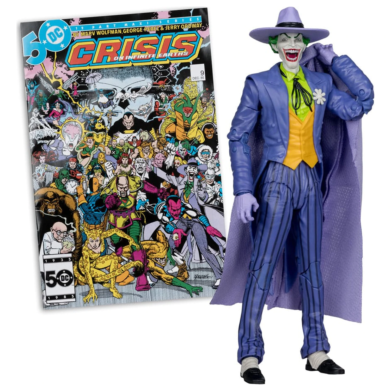 DC Direct Page Punchers akční figurka The Joker (Crisis on Infinite Earths) 18 cm fotografii produktu