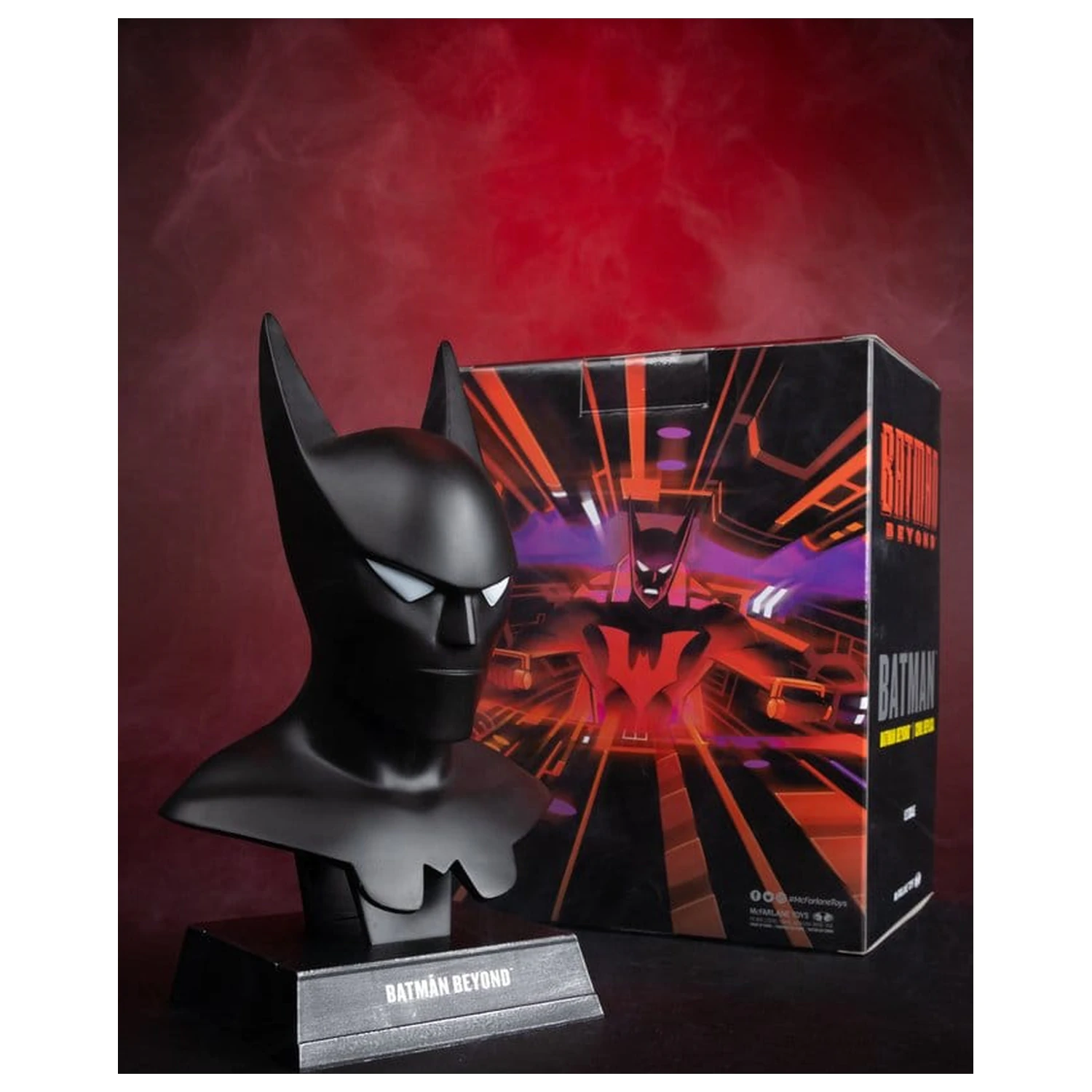 DC Direct replika rekvizity 1/3 Batman Cowl (Batman Beyond Animated) 18 cm fotografii produktu