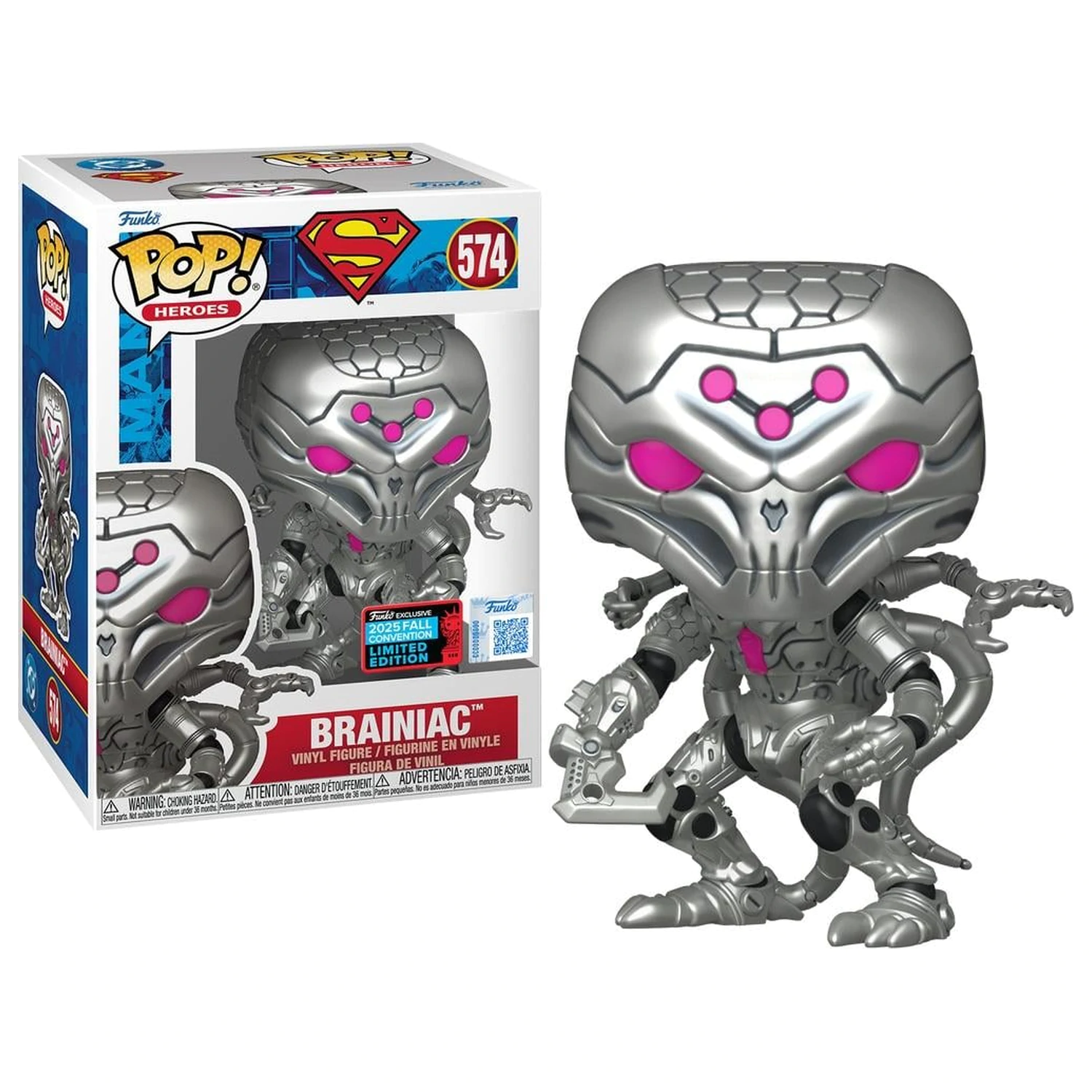 DC Funko POP figurka Brainiac (Metalický) fotografii produktu