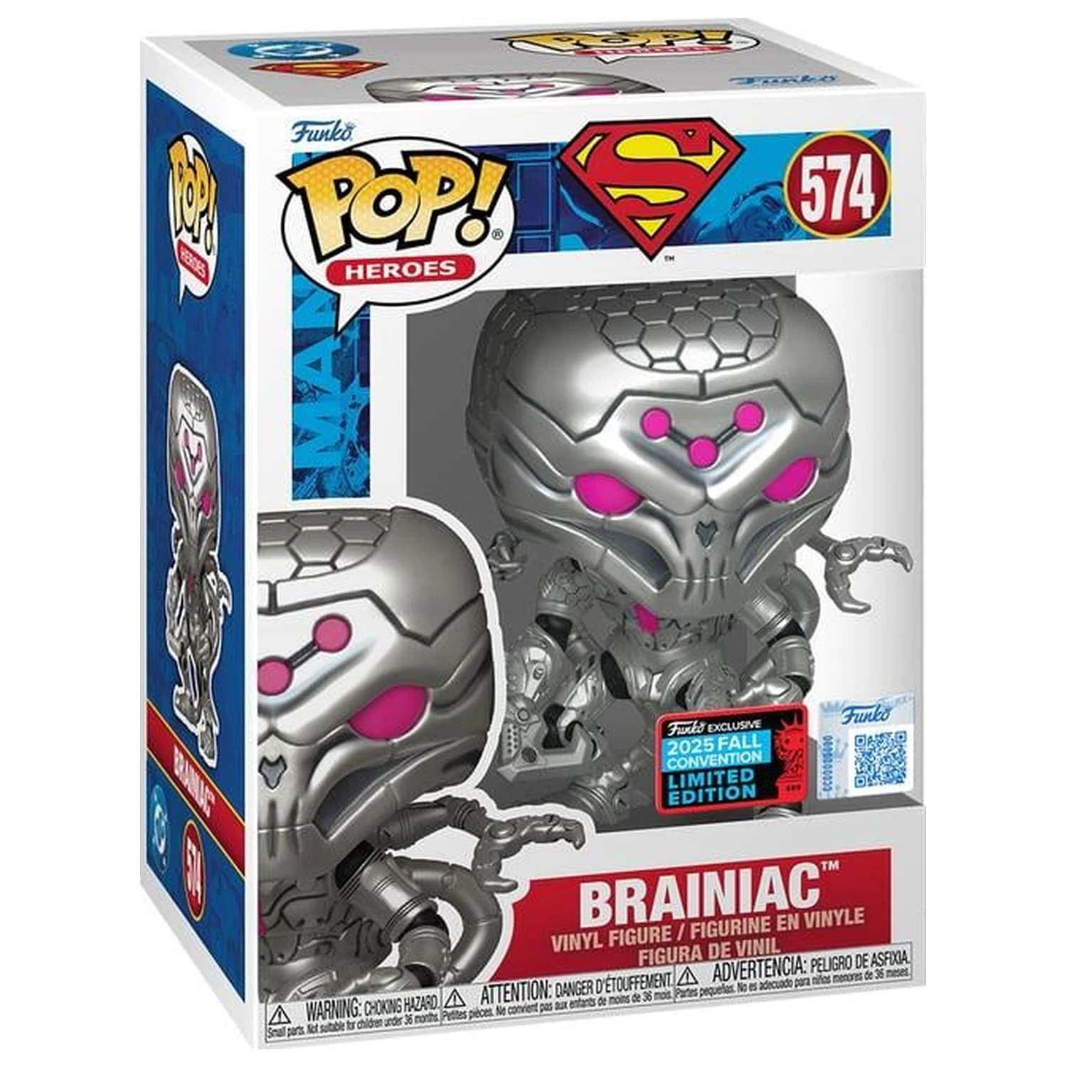 DC Funko POP figurka Brainiac (Metalický) fotografii produktu