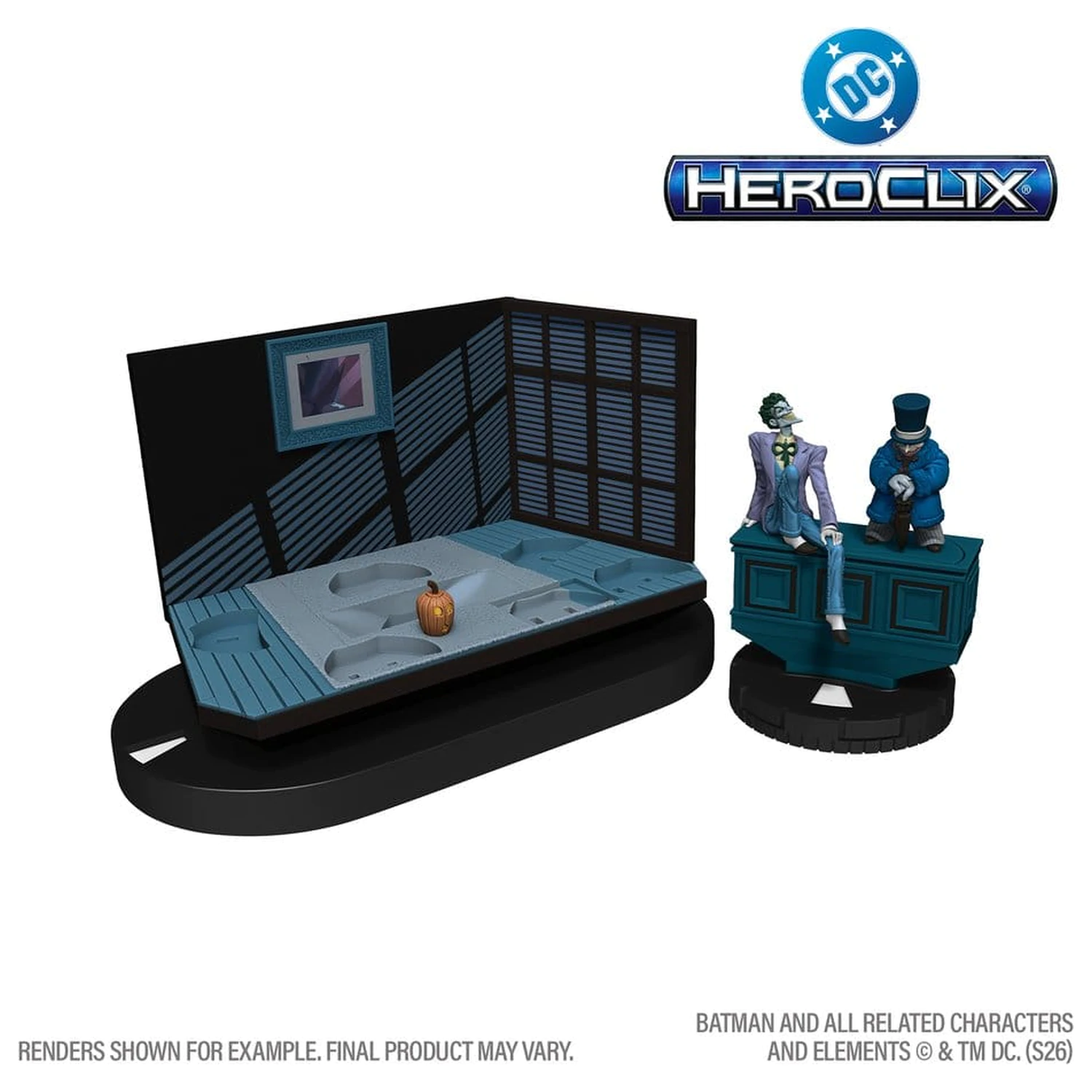 DC HeroClix SwitchClix Minifigurky s podstavcem The Long Halloween Team Base 23 cm fotografii produktu