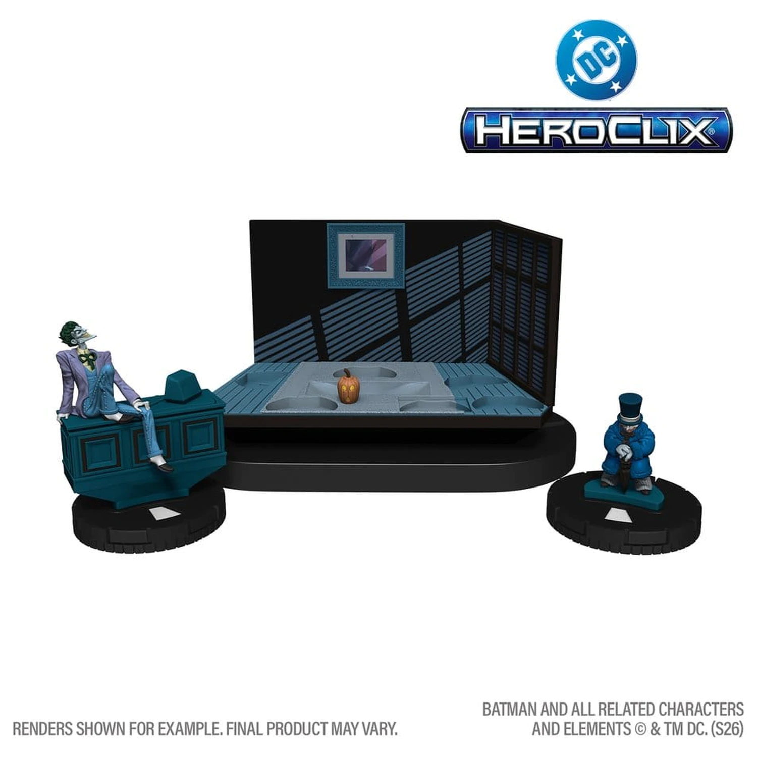 DC HeroClix SwitchClix Minifigurky s podstavcem The Long Halloween Team Base 23 cm fotografii produktu