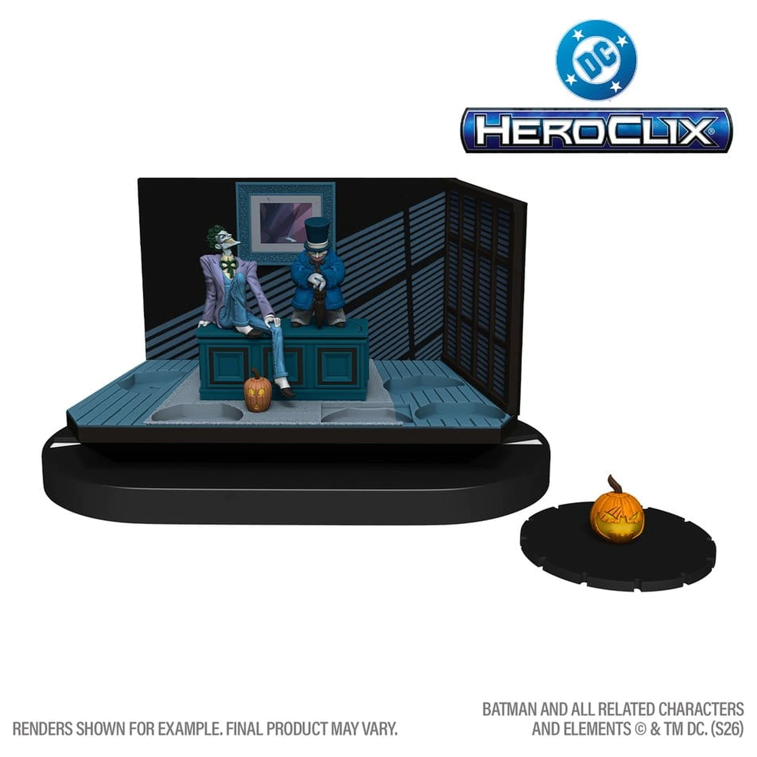 DC HeroClix SwitchClix Minifigurky s podstavcem The Long Halloween Team Base 23 cm fotografii produktu