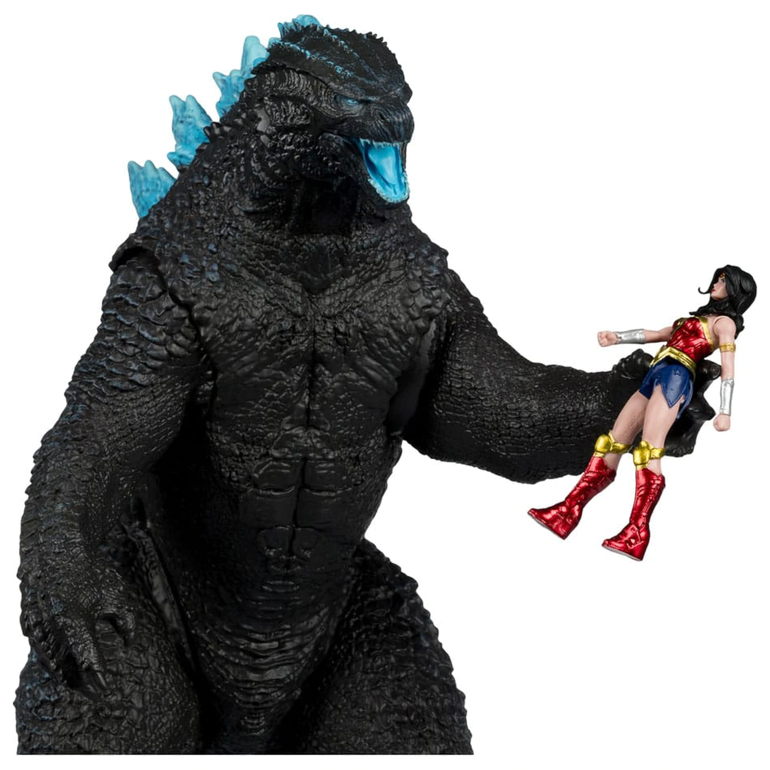 DC Justice League Monsterverse DC Multiverse akční figurky 2-balení Wonder Woman Vs. Atomic Blast Godzilla 18 cm fotografii produktu