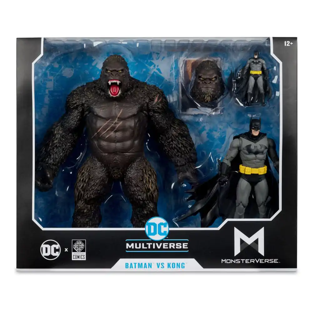 DC Justice League Monsterverse DC Multiverse Akční figurky 2-Pack Batman & Kong 29 cm fotografii produktu