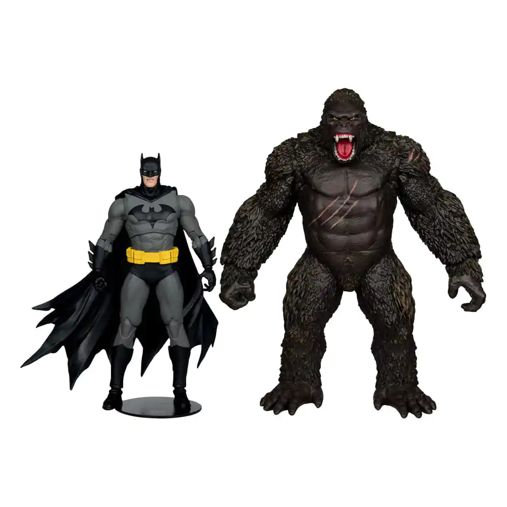 DC Justice League Monsterverse DC Multiverse Akční figurky 2-Pack Batman & Kong 29 cm fotografii produktu