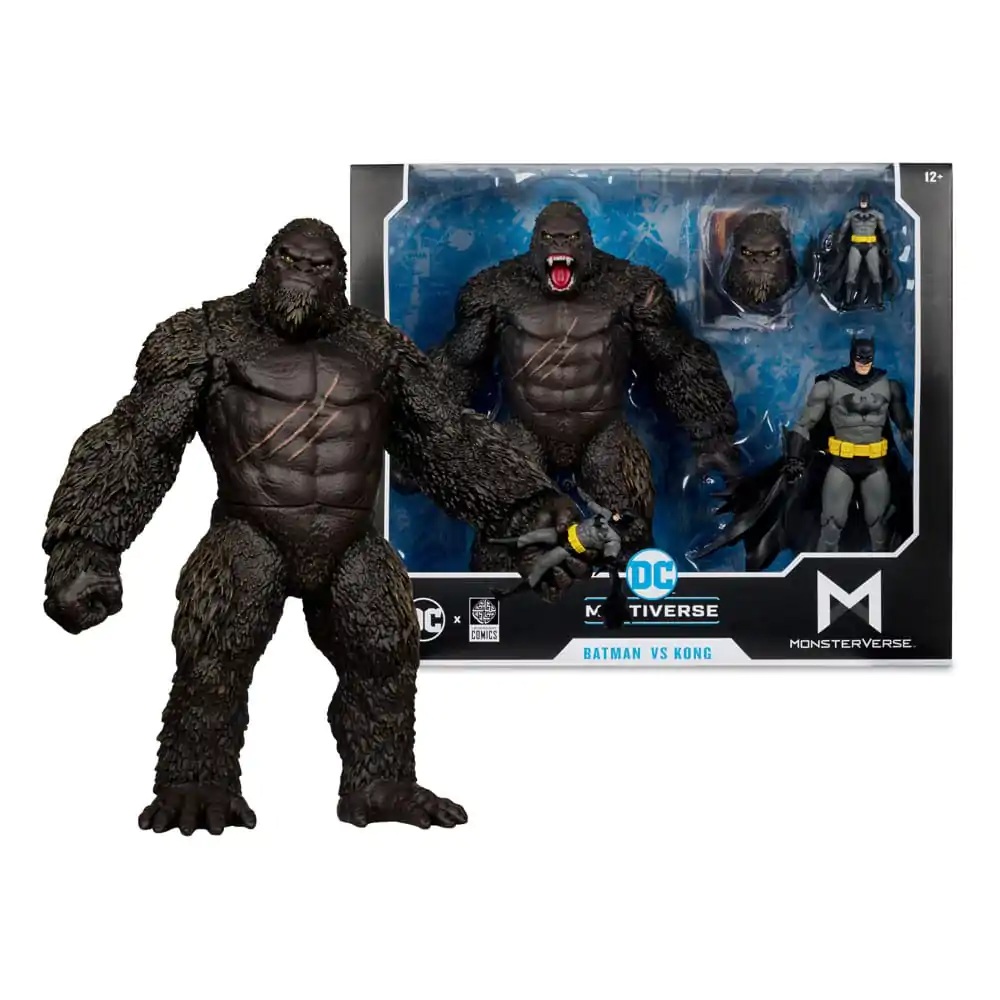 DC Justice League Monsterverse DC Multiverse Akční figurky 2-Pack Batman & Kong 29 cm fotografii produktu