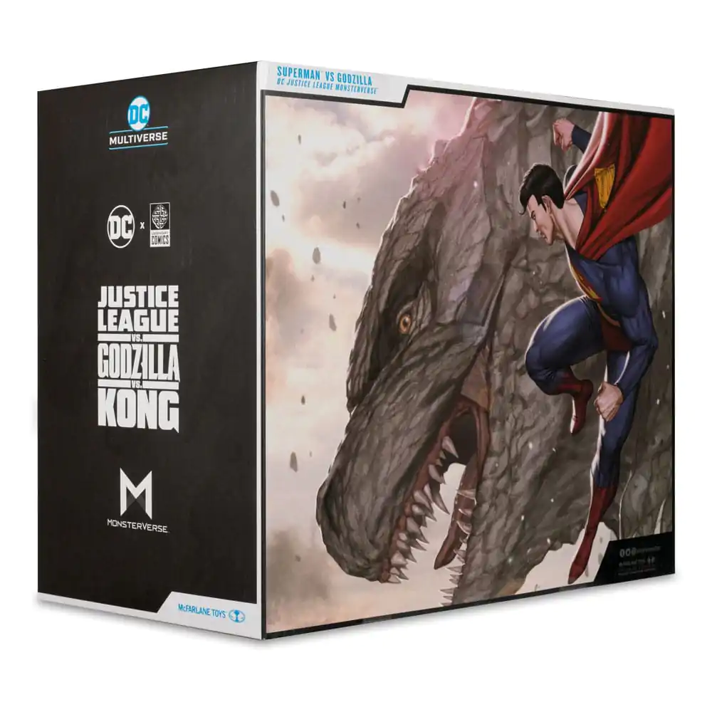 DC Justice League Monsterverse DC Multiverse Akční figurky 2-Pack Superman Vs. Godzilla 30 cm fotografii produktu
