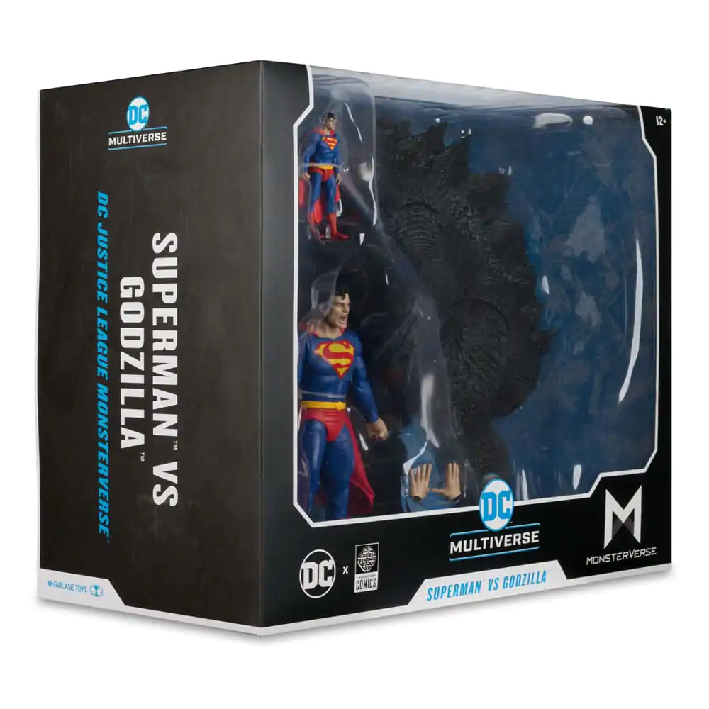 DC Justice League Monsterverse DC Multiverse Akční figurky 2-Pack Superman Vs. Godzilla 30 cm fotografii produktu