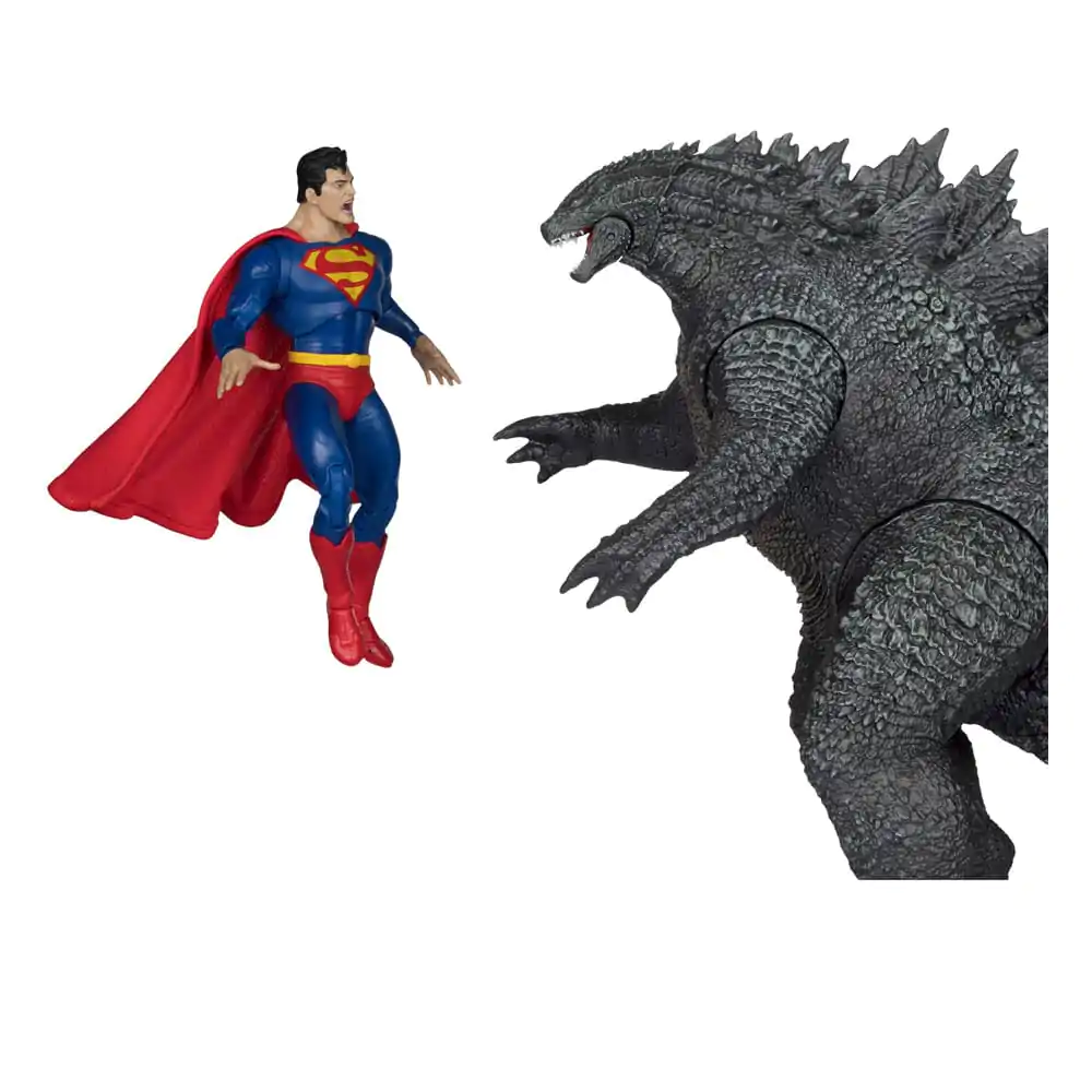 DC Justice League Monsterverse DC Multiverse Akční figurky 2-Pack Superman Vs. Godzilla 30 cm fotografii produktu