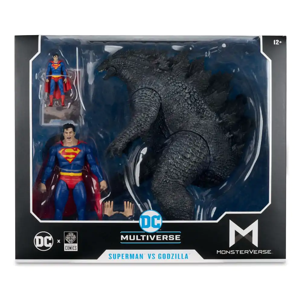 DC Justice League Monsterverse DC Multiverse Akční figurky 2-Pack Superman Vs. Godzilla 30 cm fotografii produktu