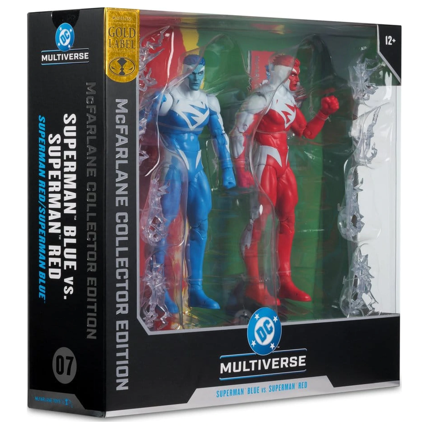 DC Multiverse Akční figurky 2-Pack Superman Blue vs. Superman Red (Gold Label) 18 cm fotografii produktu