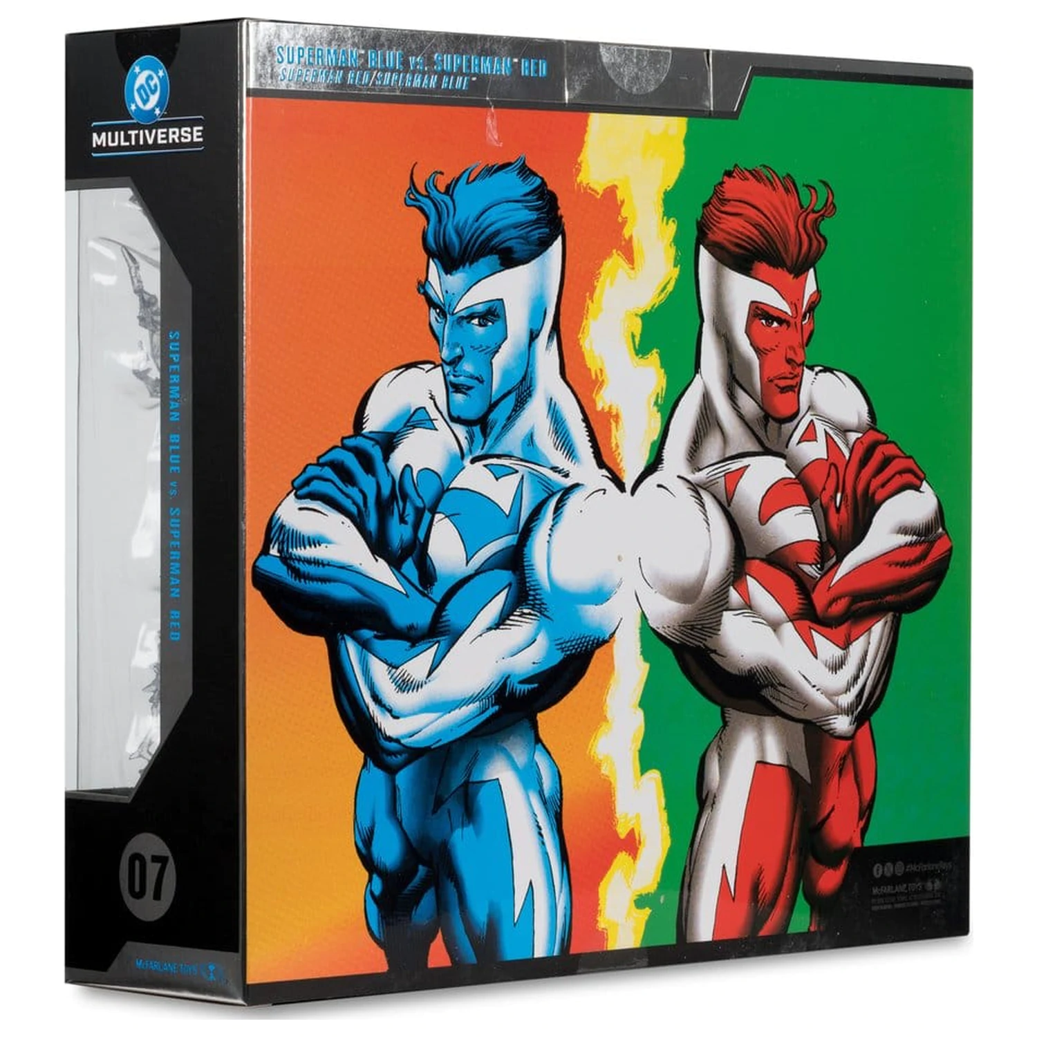 DC Multiverse Akční figurky 2-Pack Superman Blue vs. Superman Red (Gold Label) 18 cm fotografii produktu