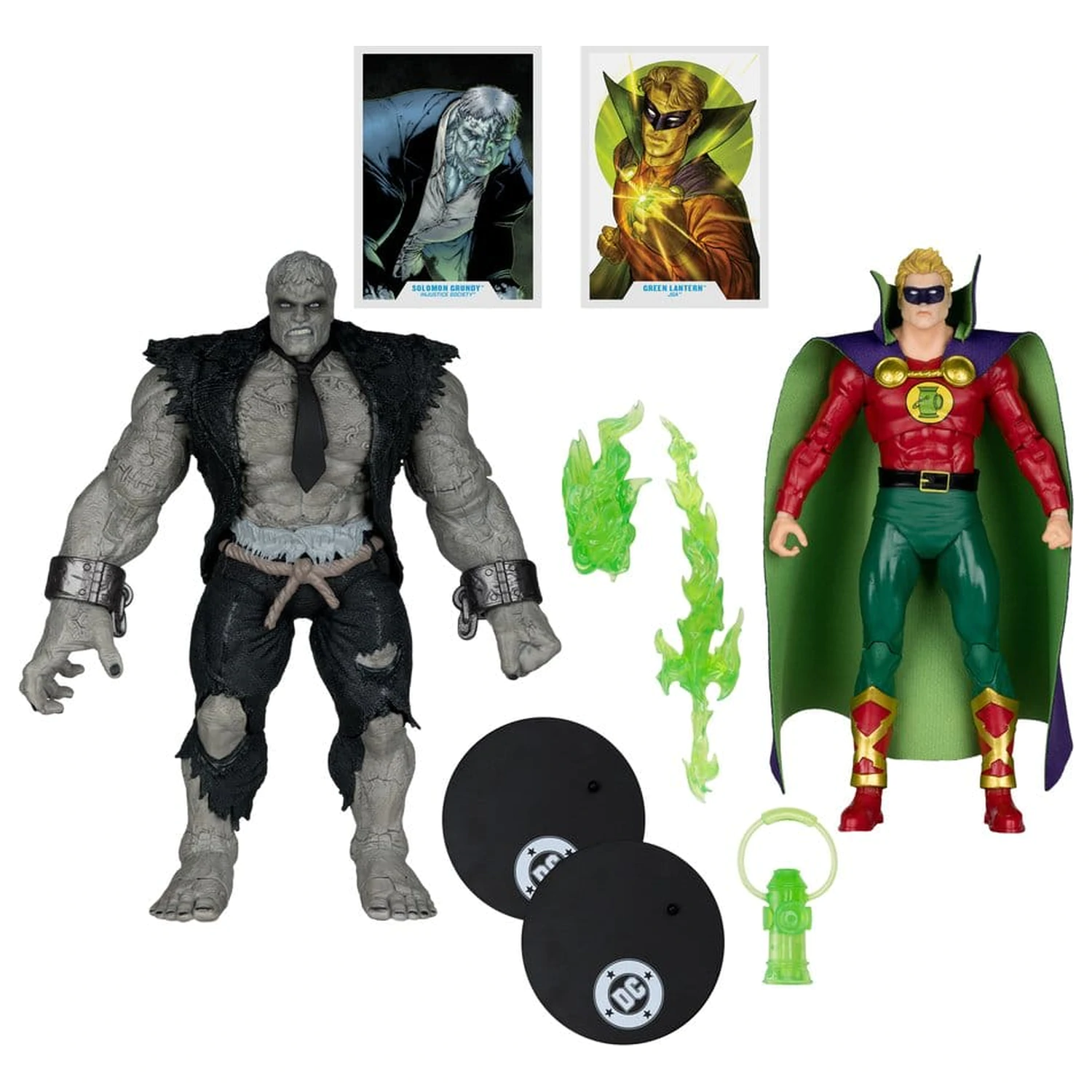 DC Multiverse Akční figurky 2-balení Solomon Grundy vs Green Lantern fotografii produktu