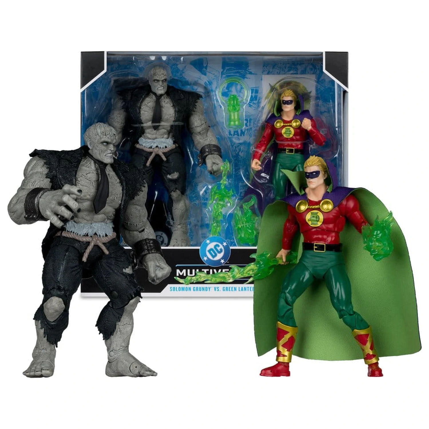DC Multiverse Akční figurky 2-balení Solomon Grundy vs Green Lantern fotografii produktu