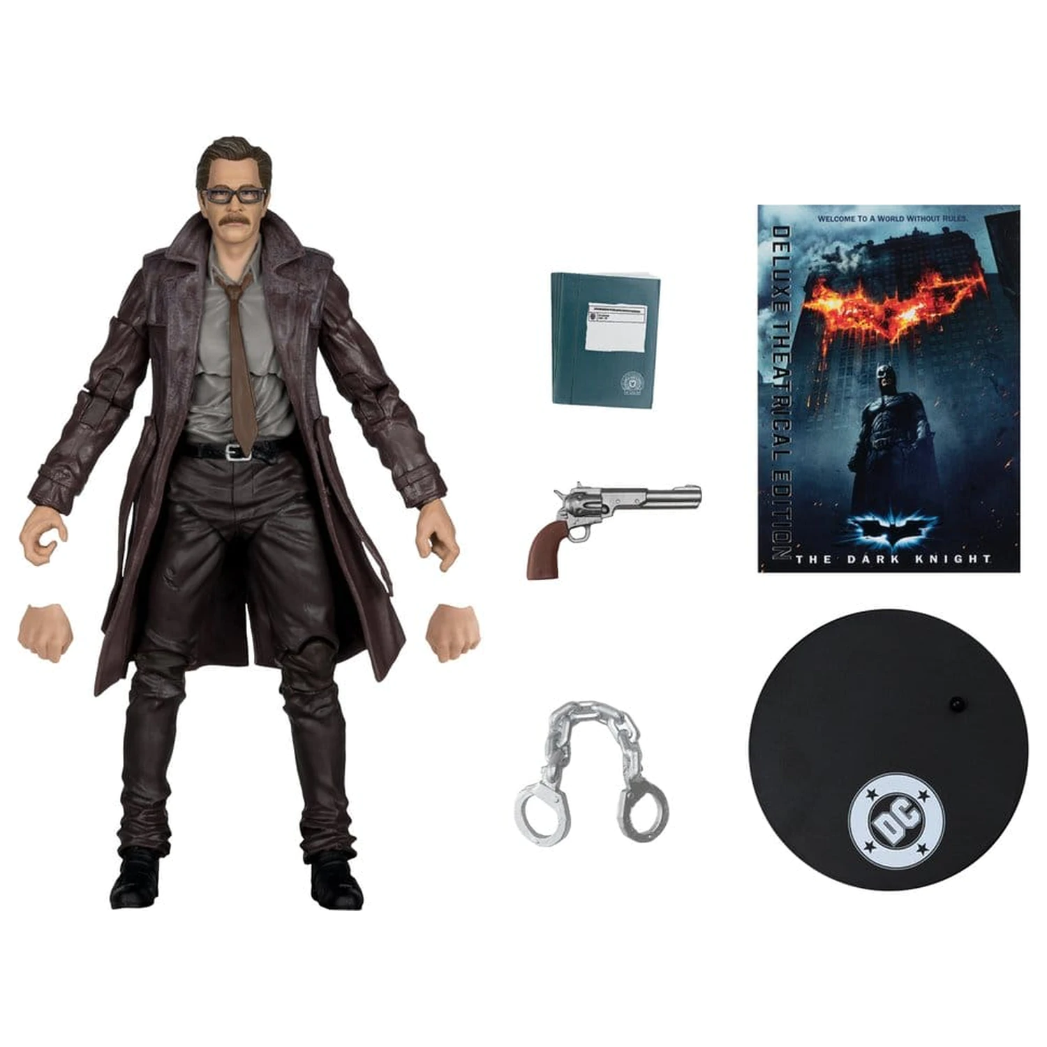 DC Multiverse Akční figurka Commissioner James Gordon (The Dark Knight Trilogy) Deluxe Theatrical Edition 18 cm fotografii produktu
