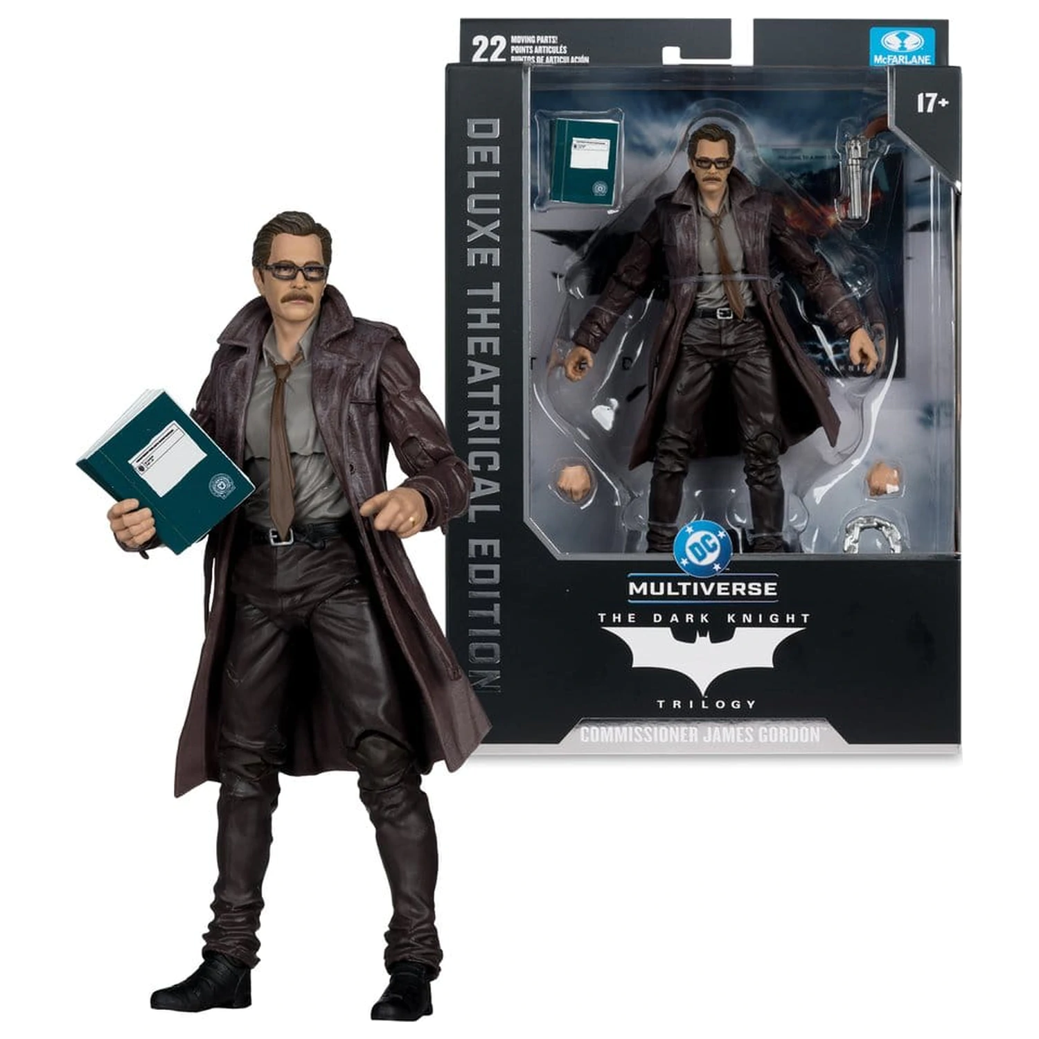 DC Multiverse Akční figurka Commissioner James Gordon (The Dark Knight Trilogy) Deluxe Theatrical Edition 18 cm fotografii produktu
