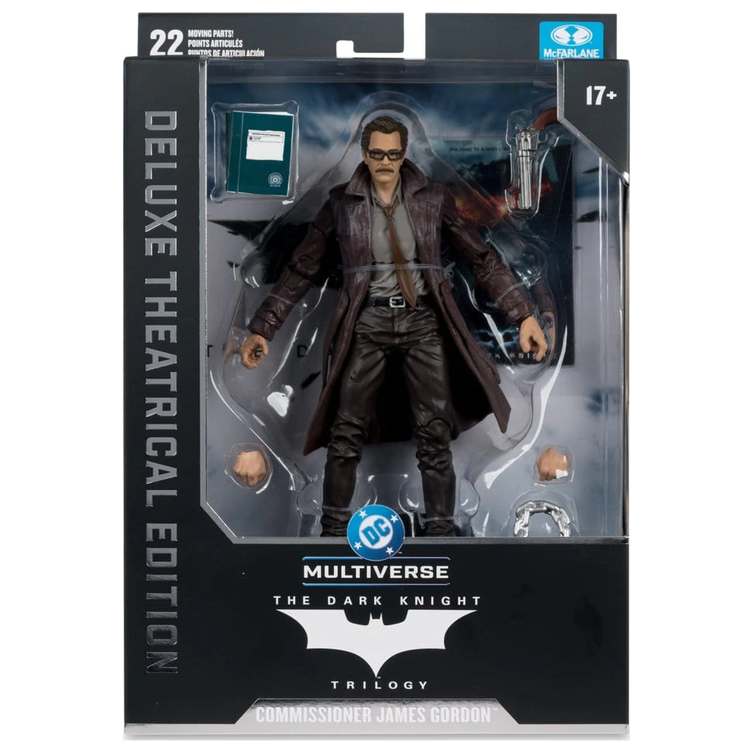 DC Multiverse Akční figurka Commissioner James Gordon (The Dark Knight Trilogy) Deluxe Theatrical Edition 18 cm fotografii produktu