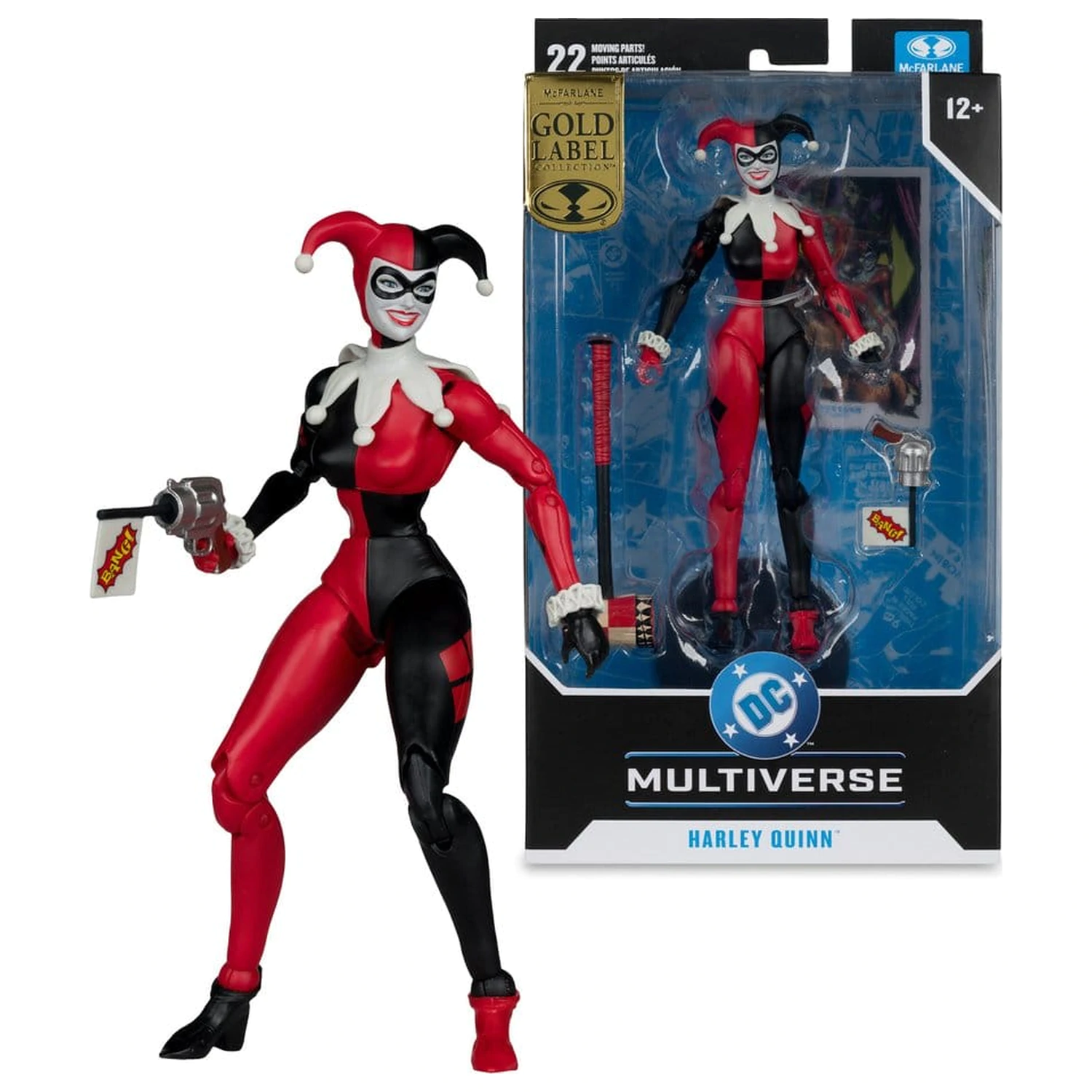 DC Multiverse Akční figurka Harley Quinn (DC Classic) (Gold Label) 18 cm fotografii produktu