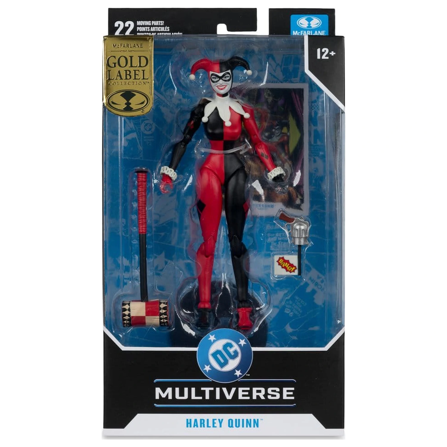 DC Multiverse Akční figurka Harley Quinn (DC Classic) (Gold Label) 18 cm fotografii produktu