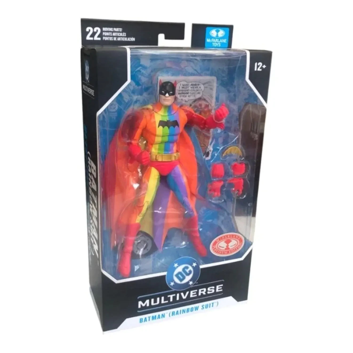 DC Multiverse akční figurka Rainbow Batman (CHASE) 18 cm fotografii produktu