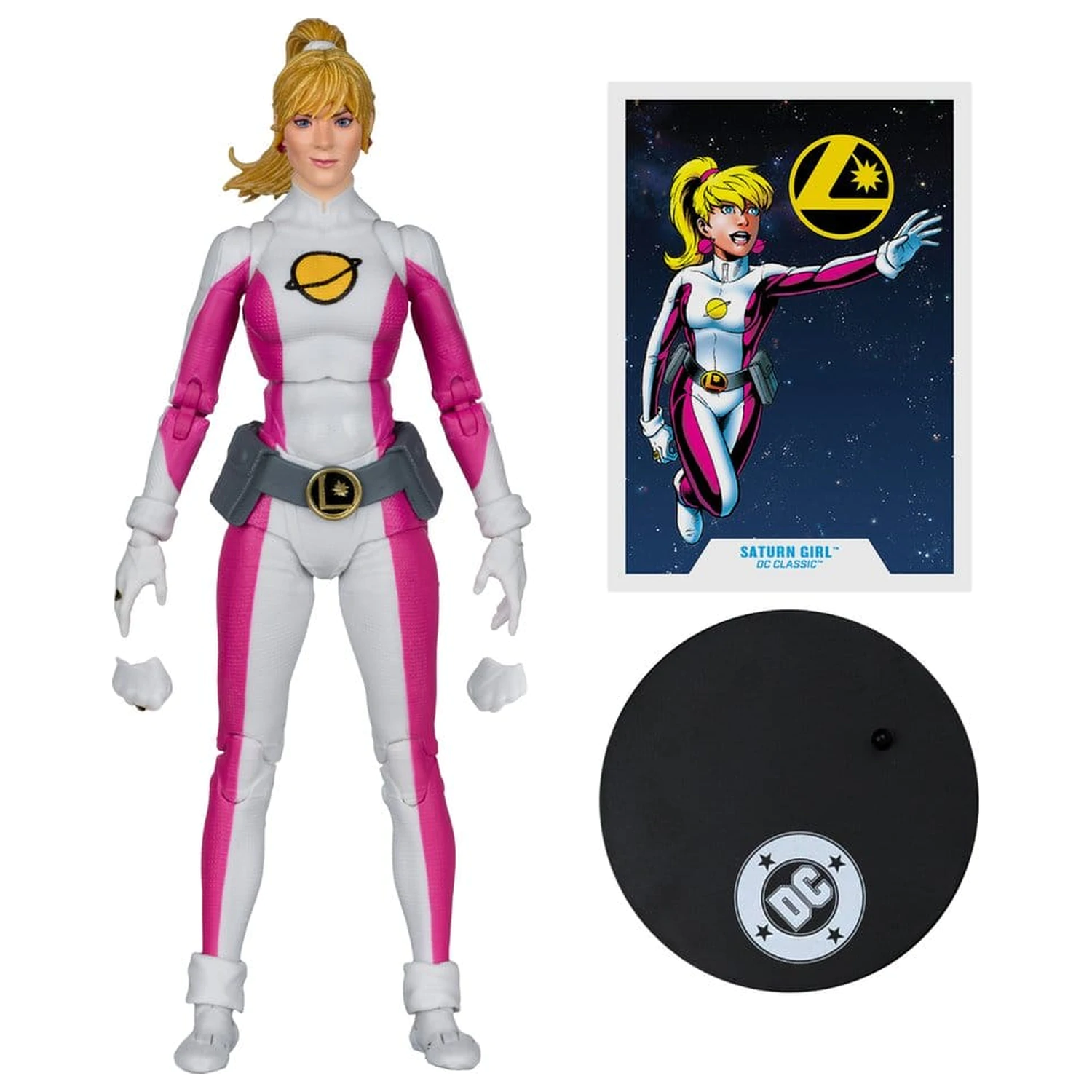 Akční figurka DC Multiverse Saturn Girl (DC Classic) (Red Platinum Edition) 18 cm fotografii produktu
