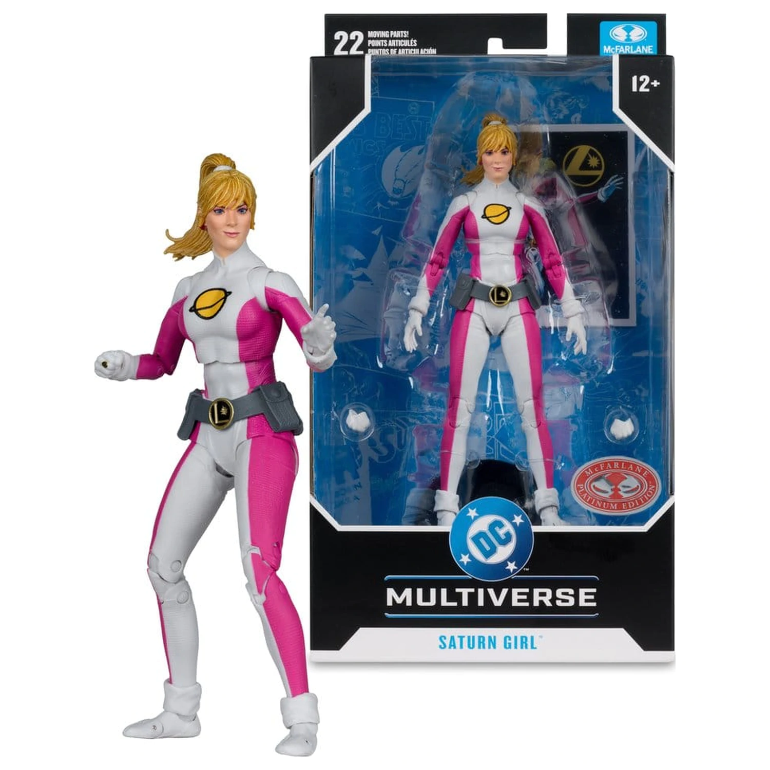 Akční figurka DC Multiverse Saturn Girl (DC Classic) (Red Platinum Edition) 18 cm fotografii produktu