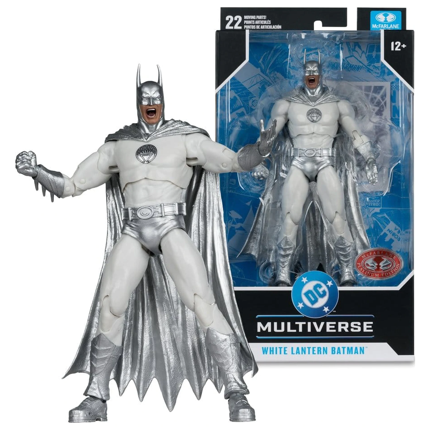DC Multiverse Akční figurka White Lantern Batman (Brightest Day) (Red Platinum Edition) 18 cm fotografii produktu