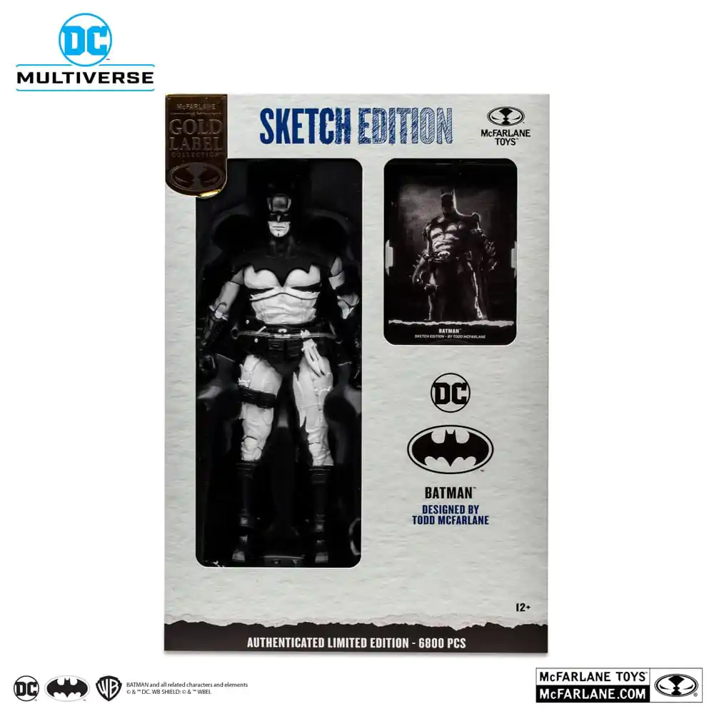 Akční figurka DC Multiverse Batman od Todda McFarlanea, edice Sketch (Gold Label) 18 cm fotografii produktu
