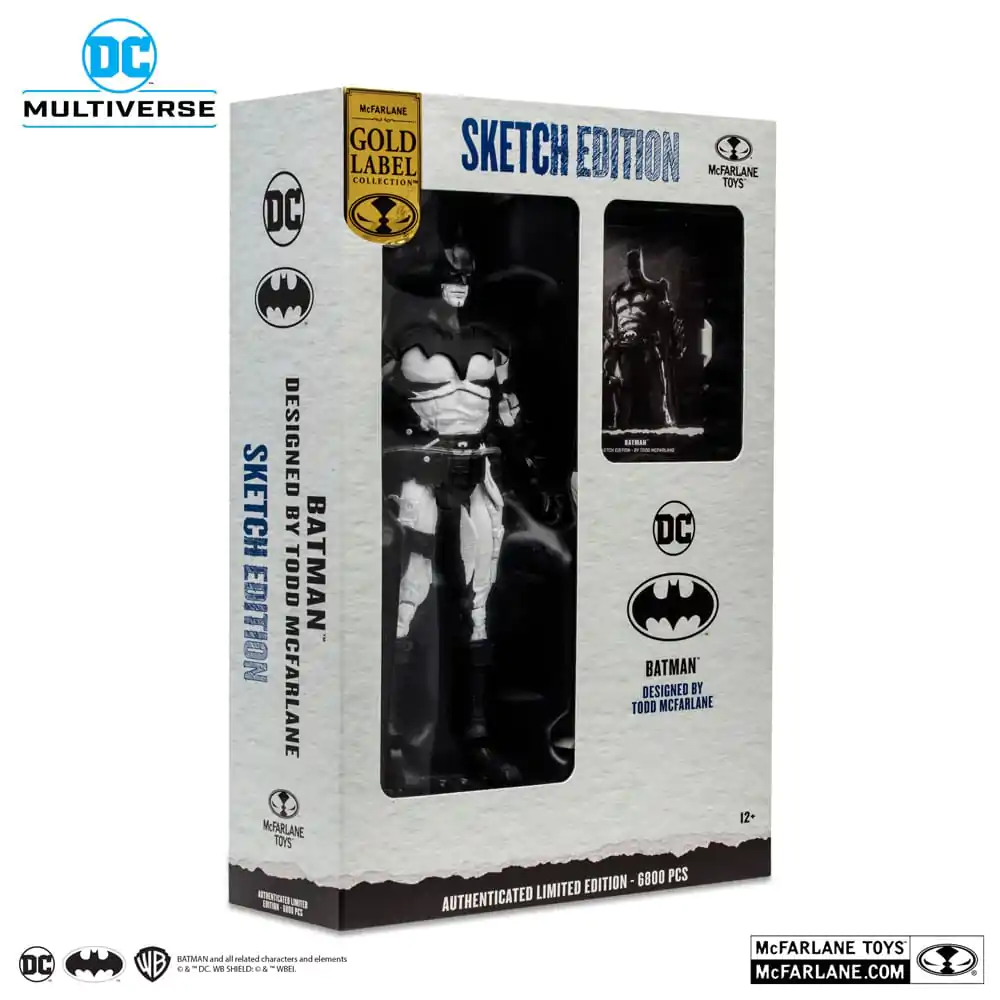 Akční figurka DC Multiverse Batman od Todda McFarlanea, edice Sketch (Gold Label) 18 cm fotografii produktu