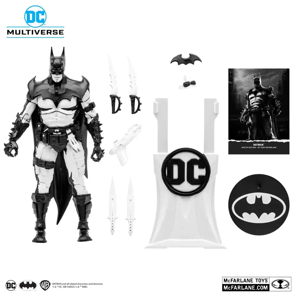 Akční figurka DC Multiverse Batman od Todda McFarlanea, edice Sketch (Gold Label) 18 cm fotografii produktu