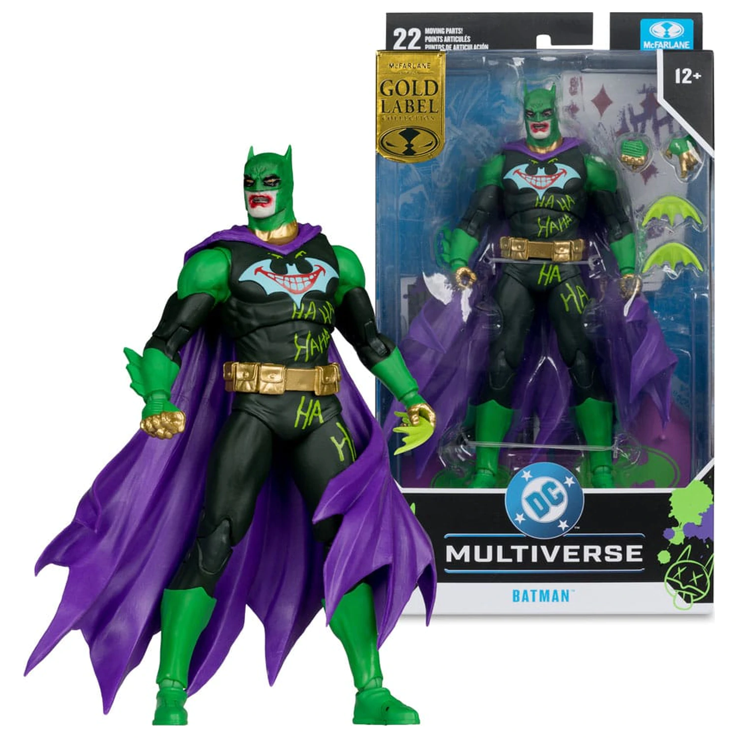 DC Multiverse Akční figurka Batman (Joker War) (Jokerized) (Gold Label) 18 cm fotografii produktu