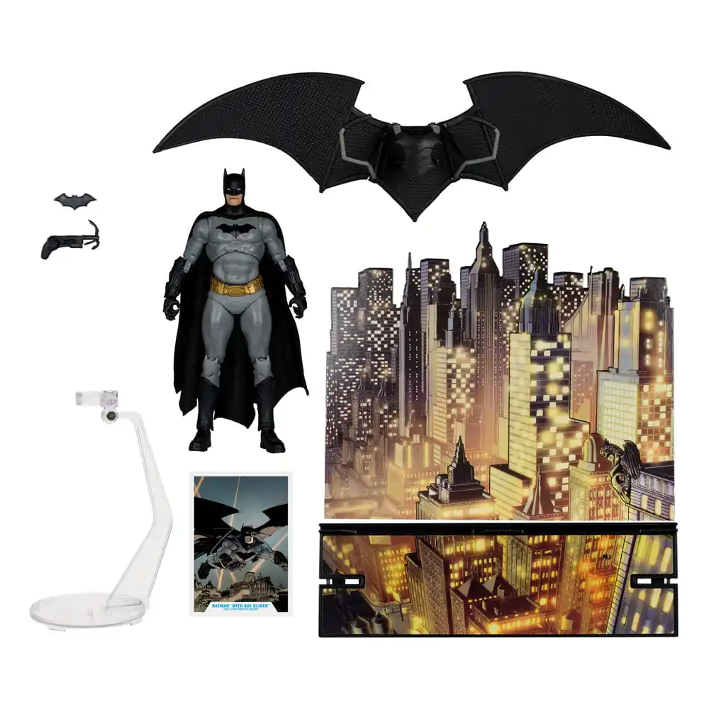 Akční figurka DC Multiverse Batman s Bat-Klouzákem (The Thirteenth Hour) (Gold Label) 18 cm fotografii produktu