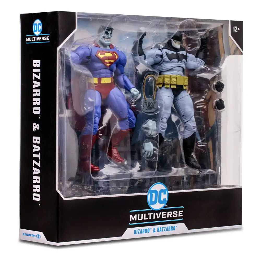 Akční figurky DC Multiverse 2-Pack Bizarro & Batzarro 18 cm fotografii produktu