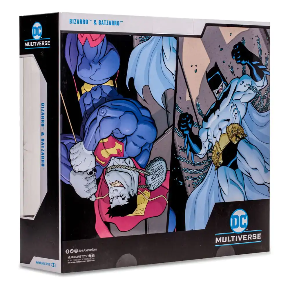 Akční figurky DC Multiverse 2-Pack Bizarro & Batzarro 18 cm fotografii produktu