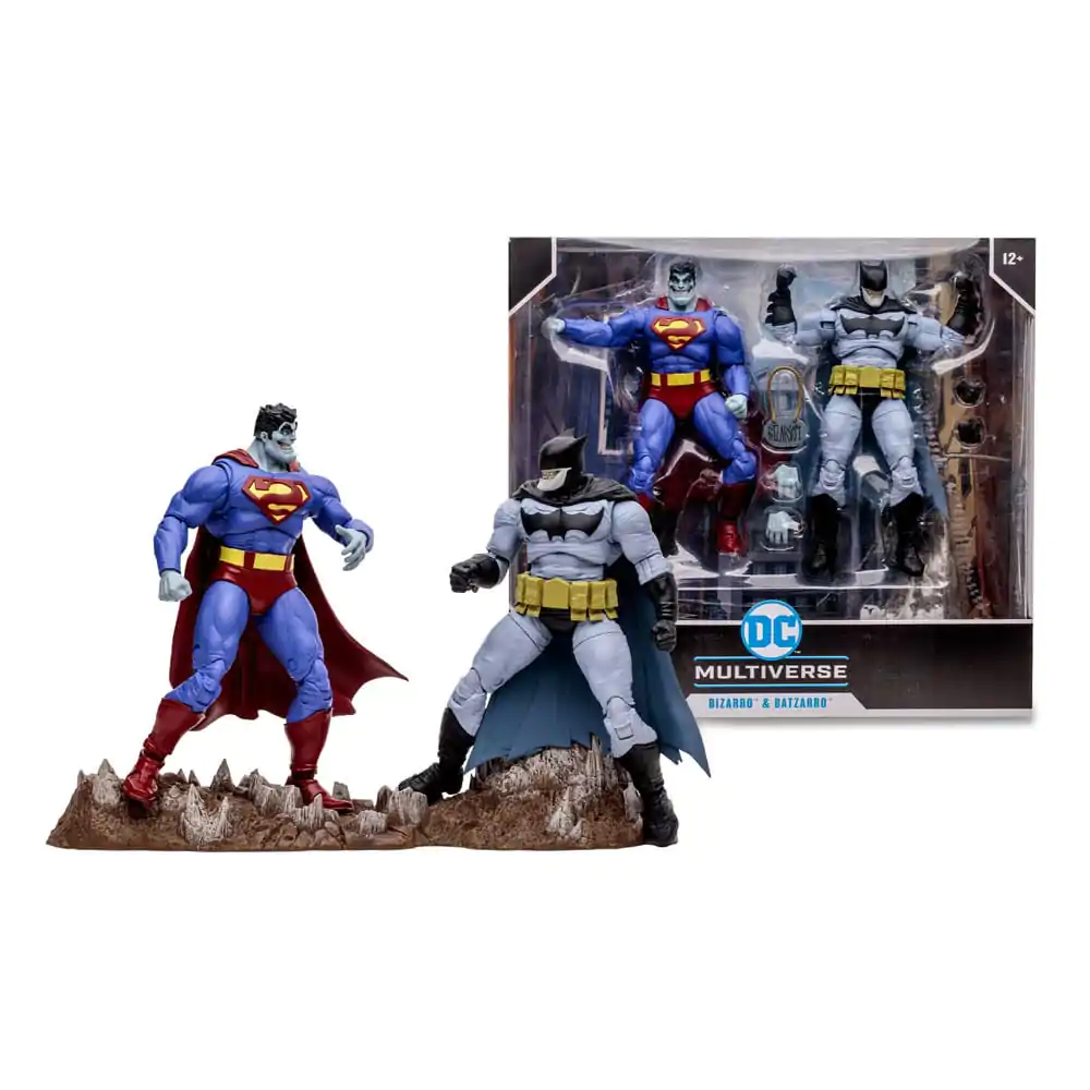 Akční figurky DC Multiverse 2-Pack Bizarro & Batzarro 18 cm fotografii produktu