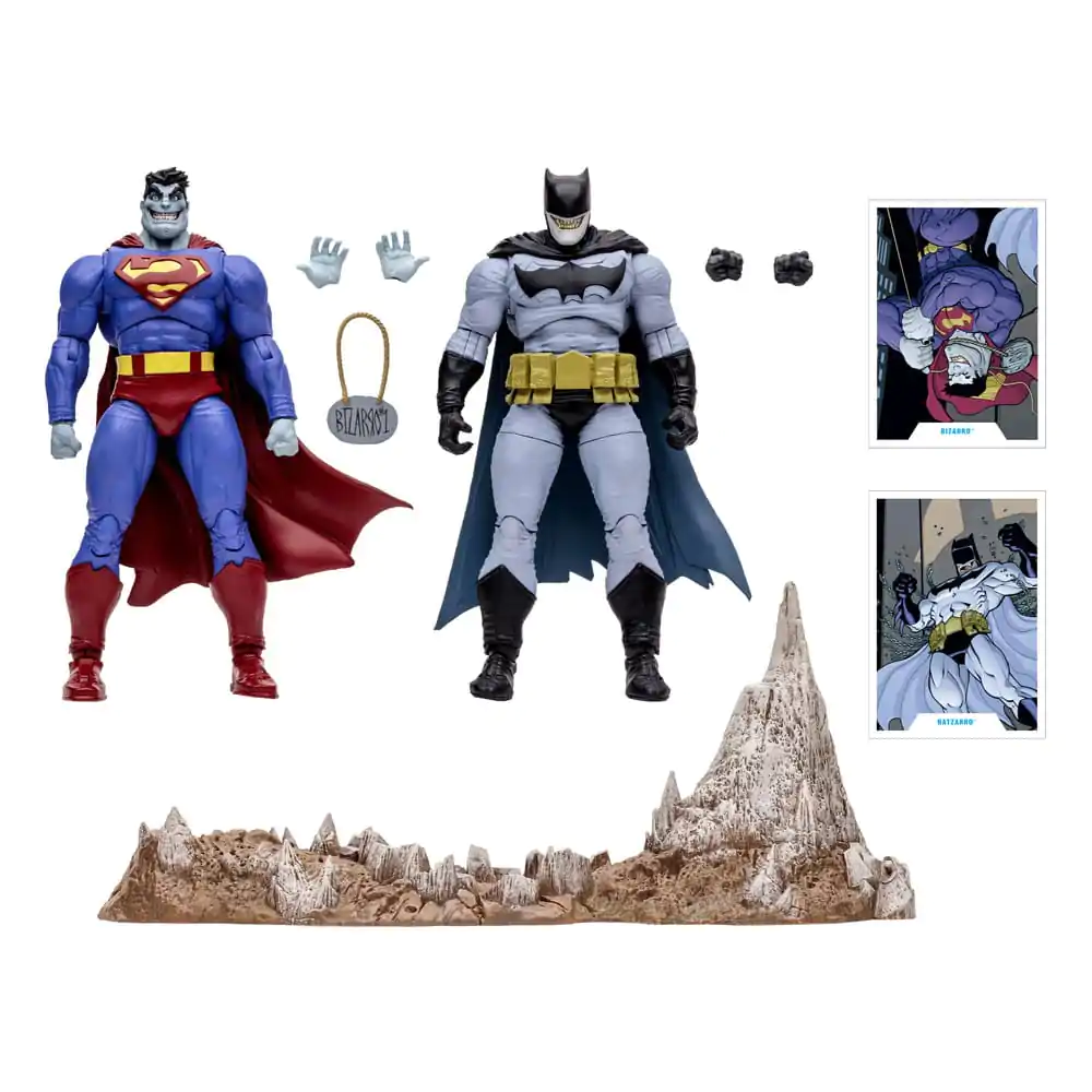 Akční figurky DC Multiverse 2-Pack Bizarro & Batzarro 18 cm fotografii produktu