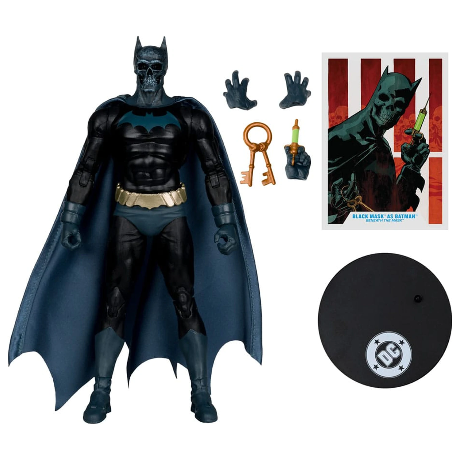 DC Multiverse akční figurka Black Mask as Batman (Beneath the Mask) 18 cm fotografii produktu