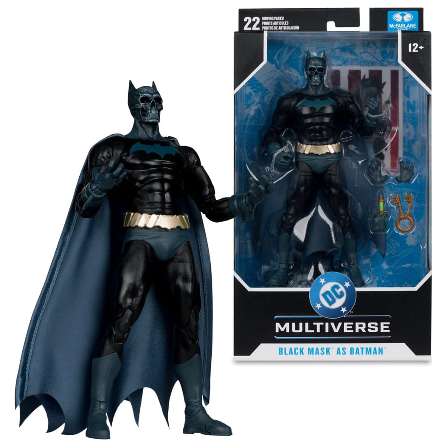 DC Multiverse akční figurka Black Mask as Batman (Beneath the Mask) 18 cm fotografii produktu