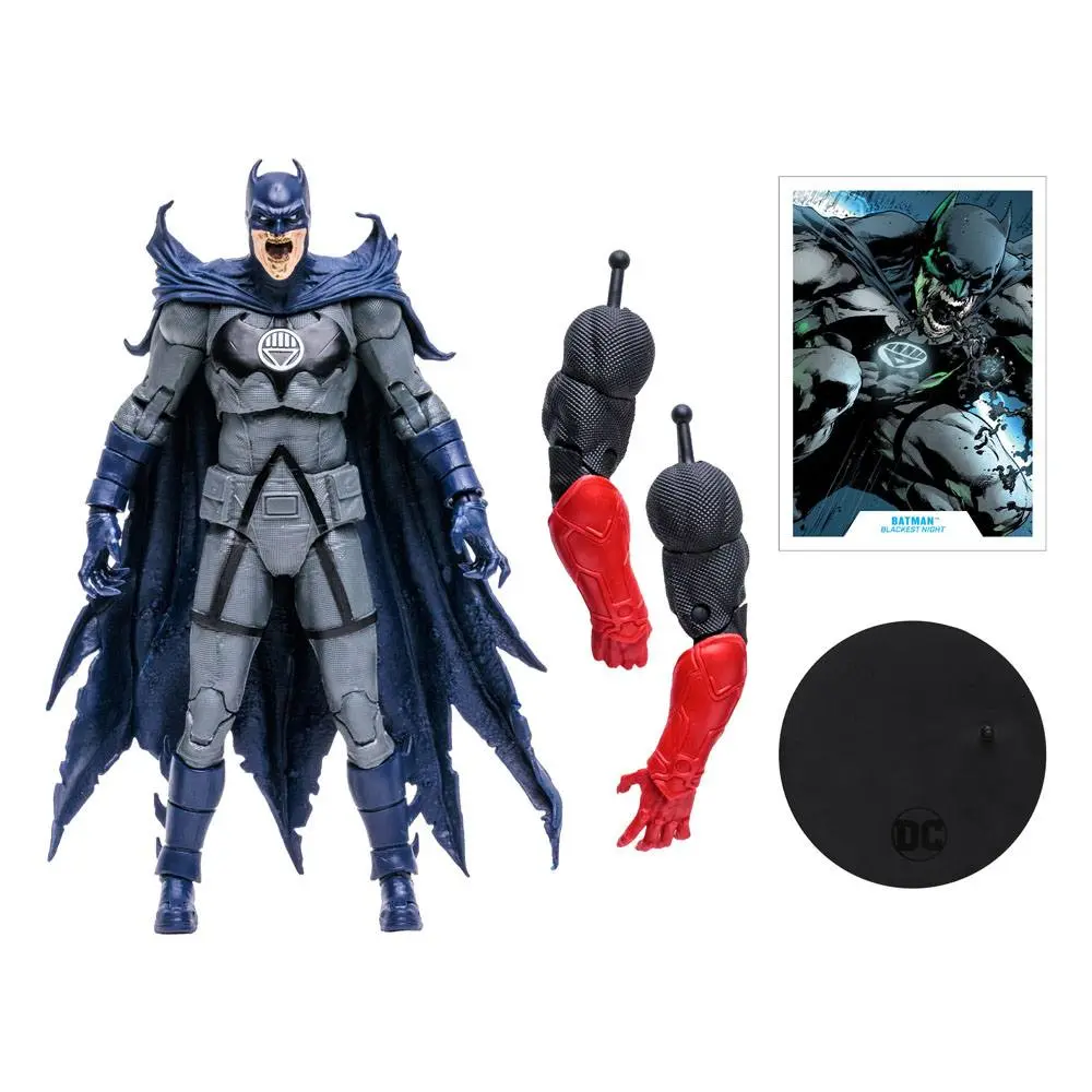 DC Multiverse Sestav Akční Figurka Batman (Blackest Night) 18 cm fotografii produktu