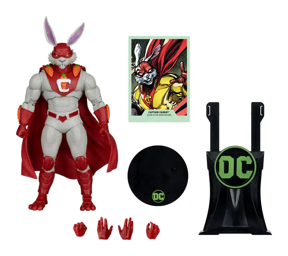 DC Multiverse Akční figurka Captain Carrot (Justice League Incarnate) Glow In The Dark Edition (Gold Label) 18 cm fotografii produktu