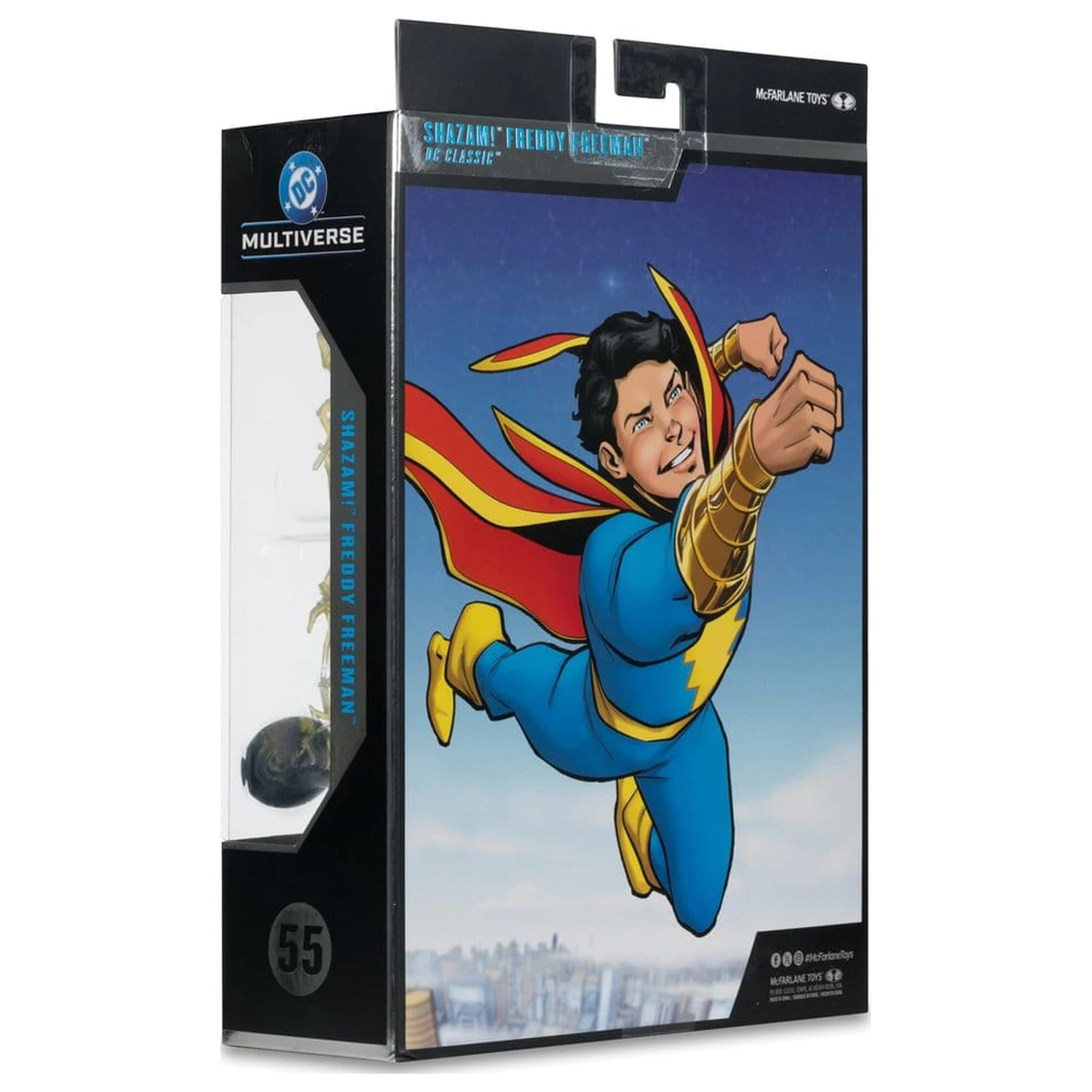 DC Multiverse Sběratelská Edice Akční Figurka Shazam! Freddy Freeman (Captain Marvel Jr.) (Sběratelská Edice #55) 18 cm fotografii produktu