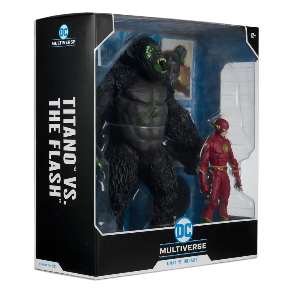 DC Multiverse Akční figurky 2-Pack Flash vs. Titano 18 cm fotografii produktu