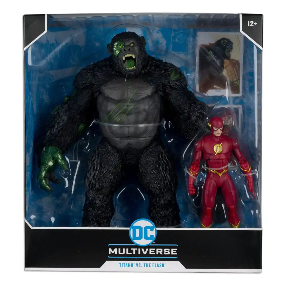 DC Multiverse Akční figurky 2-Pack Flash vs. Titano 18 cm fotografii produktu