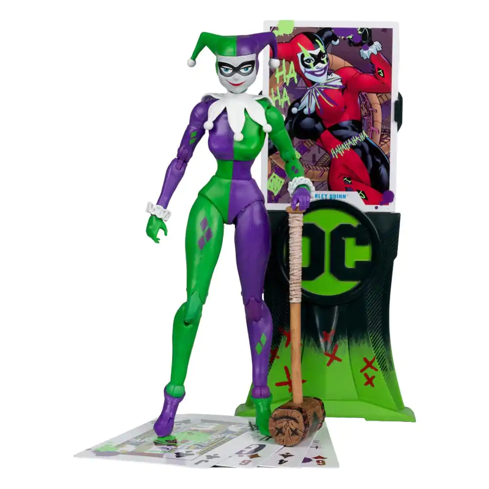 Akční figurka DC Multiverse Harley Quinn (DC Classic) Jokerized (Gold Label) 18 cm fotografii produktu