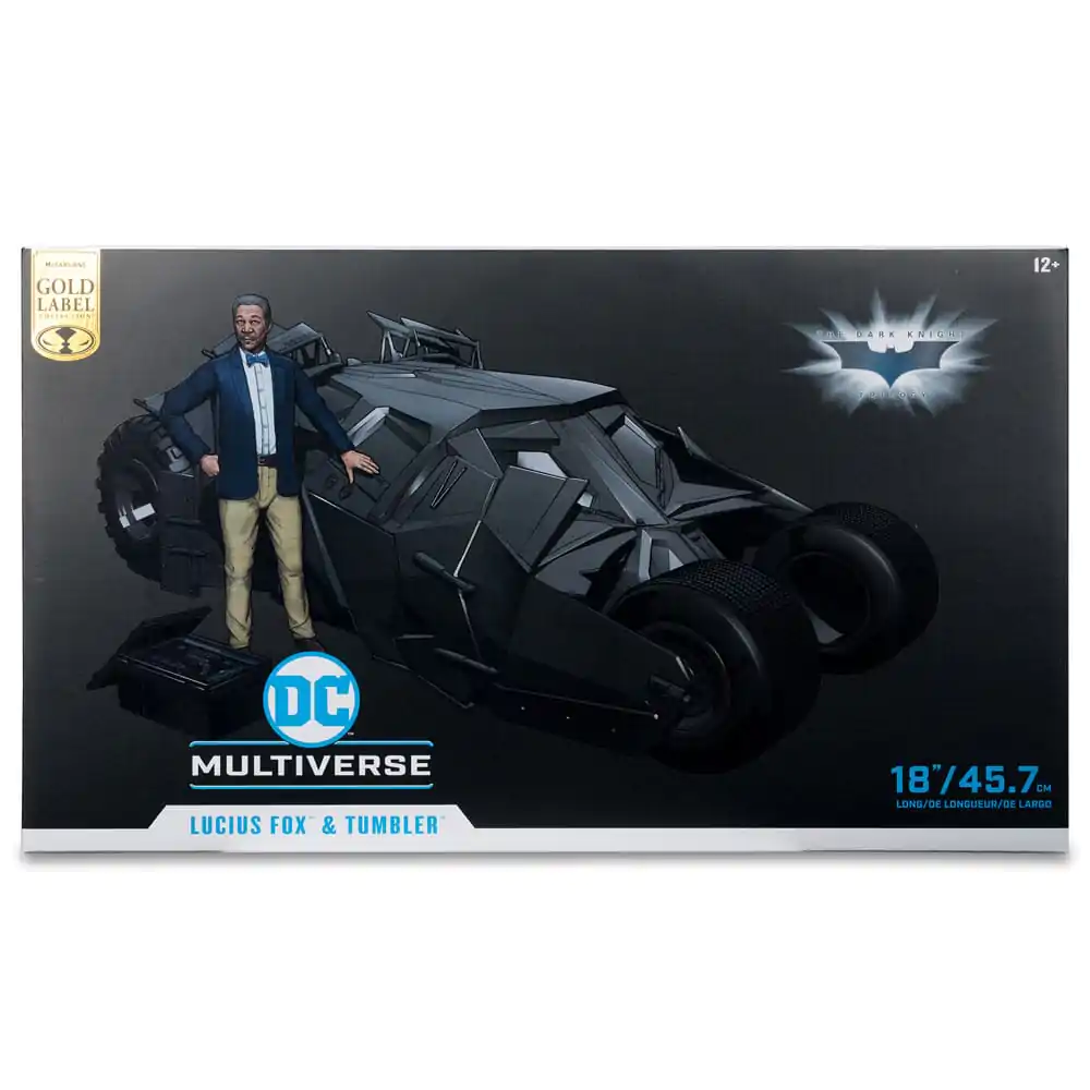 DC Multiverse Vozidlo Tumbler s Lucuis Fox (The Dark Knight) (Gold Label) fotografii produktu